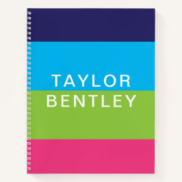 Cuaderno portátil de espiral personalizado con fra