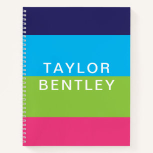 Cuaderno portátil de espiral personalizado con fra