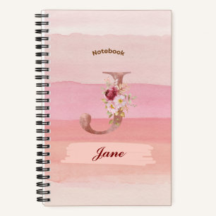 Cuaderno Portátil de espiral personalizado - con nombre de