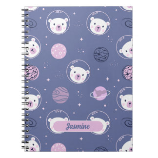 Cuaderno Portátil de espiral personalizado de los osos espa