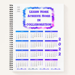 Cuaderno Portátil de espiral púrpura 2022