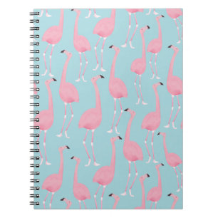 Cuaderno Portátil de espiral rosada