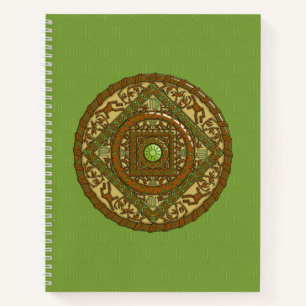 Cuaderno Portátil de espiral Virgo Mandala