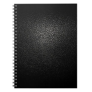Cuaderno Portátil de estilo negro básico y elegante