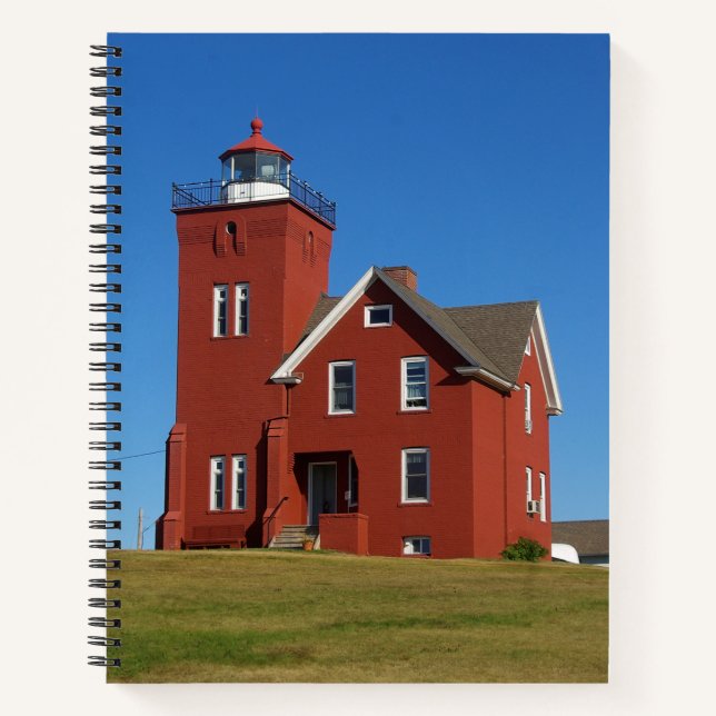 Cuaderno Portátil de faro de dos puertos (Anverso)