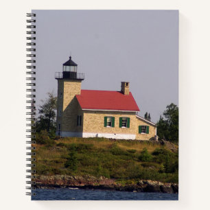 Cuaderno Portátil de faro de puerto de cobre