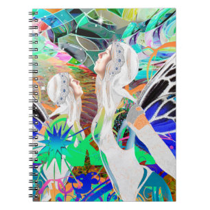 Cuaderno Portátil de foto de danza mágica espiral