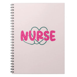 Cuaderno Portátil de foto de espiral de enfermería