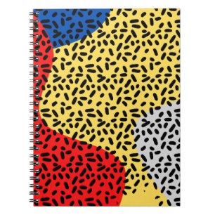 Cuaderno Portátil de foto de espiral multicolor elegante y