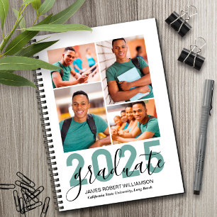 Cuaderno Portátil de foto de graduación   Clase de 2025