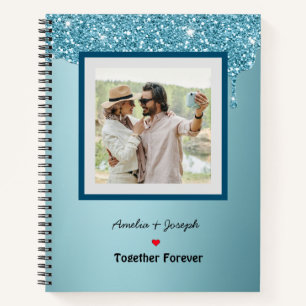 Cuaderno Portátil de foto de pareja personalizado