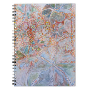 Cuaderno Portátil de foto espiral de sueño naranja
