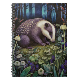 Cuaderno Portátil de foto espiral para el Badger de mediano