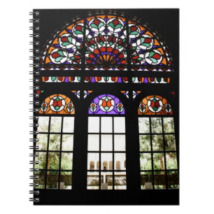 Cuaderno Portátil de fotografía con ventana de vidrio manch