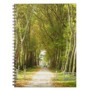 Cuaderno Portátil de fotografía de avenida de árboles