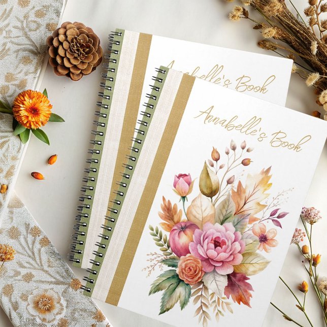 Cuaderno Portátil de fotografía de espiral de Bouquet Roman (Subido por el creador)