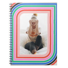 Cuaderno Portátil de fotografía de Personalizable de rayas