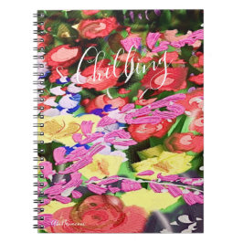 Cuaderno Portátil de fotografía de pintura multicolor multi