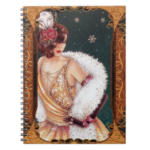 Cuaderno Portátil de fotografía espiral de Lady Starry de A