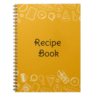 Cuaderno Portátil de fotografía espiral de libro de recetas
