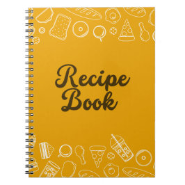 Cuaderno Portátil de fotografía espiral de libro de recetas