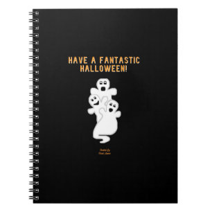 Cuaderno Portátil de fotografía espiral de los fantasmas de