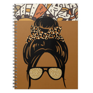 Cuaderno Portátil de fotografía espiral de patrón tribal de
