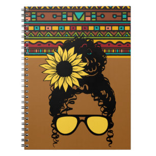 Cuaderno Portátil de fotografía espiral de patrón tribal de
