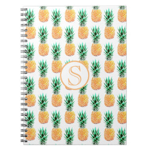 Cuaderno Portátil de fotografía espiral de piña tropical