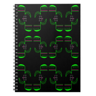 Cuaderno Portátil de fotografía espiral del patrón de Flytr