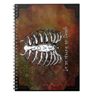 Cuaderno Portátil de fotografía espiral Grunge de cinta ilu