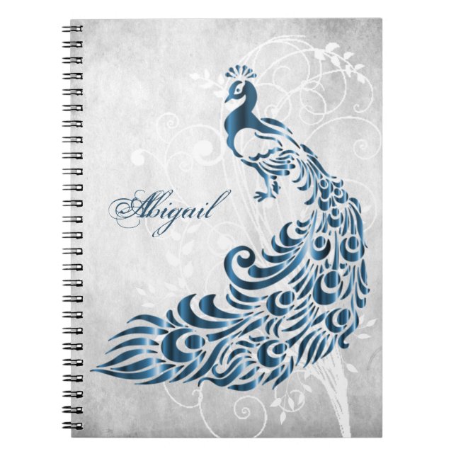 Cuaderno Portátil de fotografía espiral personalizada Blue  (Frente)