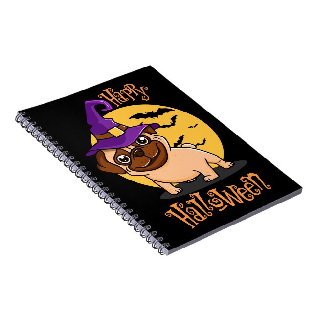 Cuaderno Portátil de fotos de buggy de Halloween (Lado Derecho)