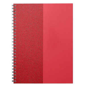 Cuaderno Portátil de fotos de la espiral roja de tomate div