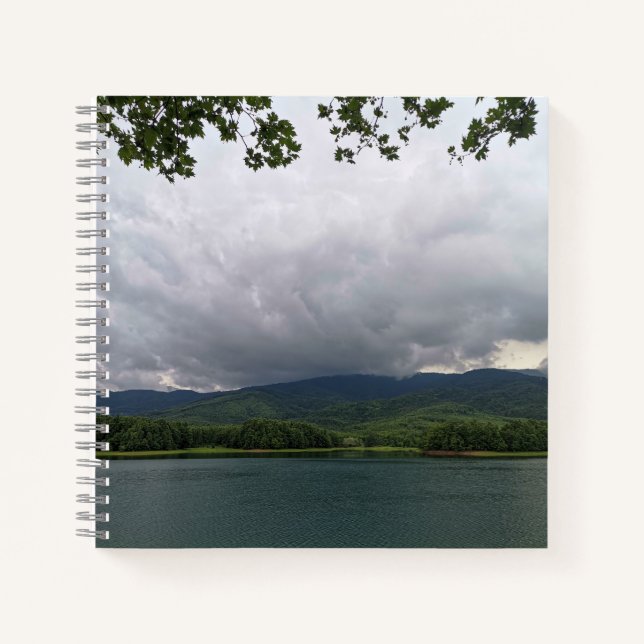 Cuaderno Portátil de fotos de lago (Anverso)