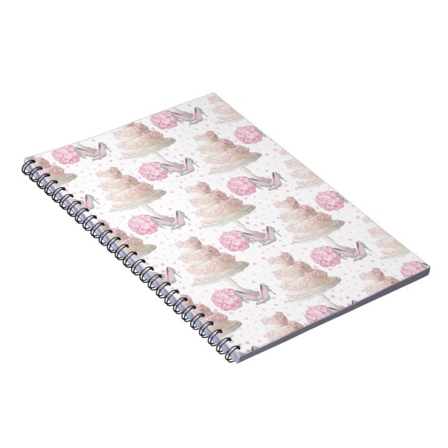 Cuaderno Portátil de fotos de pasteles bodas (Lado Derecho)