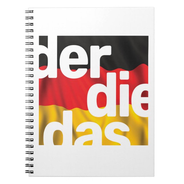 Cuaderno Portátil de fotos Der Die Das (Frente)