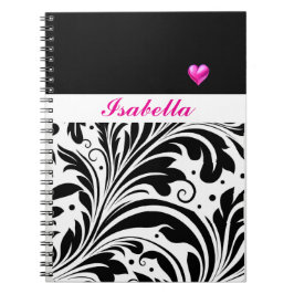 Cuaderno Portátil de fotos en espiral B y W personalizado d