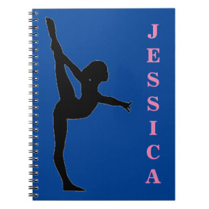 Cuaderno Portátil de fotos en espiral de gimnasia de chicas