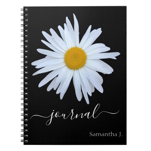 Cuaderno Portátil de fotos en espiral del diario Daisy Phot (Frente)