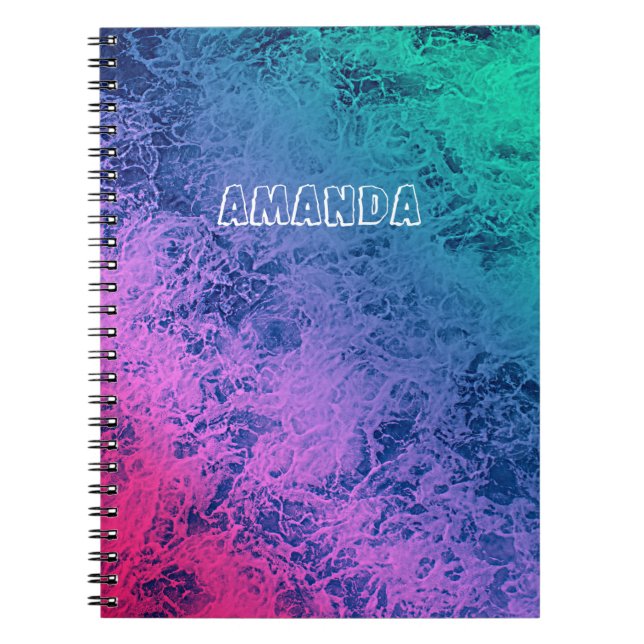 Cuaderno Portátil de fotos espirales (Frente)