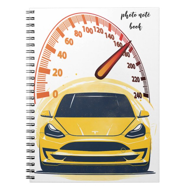 Cuaderno Portátil de fotos espirales (Frente)