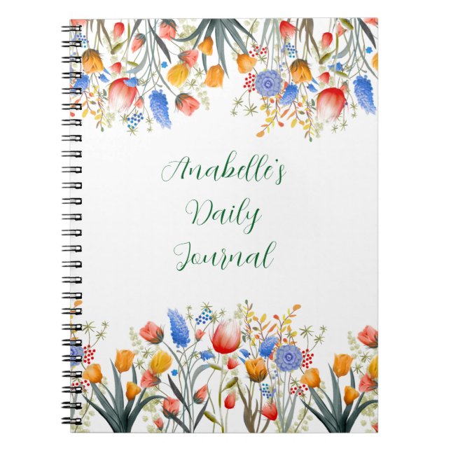 Cuaderno Portátil de fotos espirales (Frente)