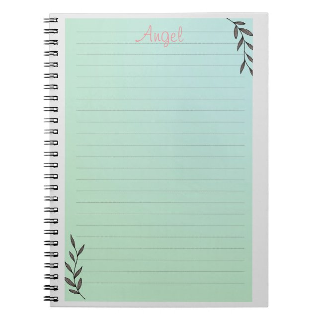 Cuaderno Portátil de fotos espirales (Frente)