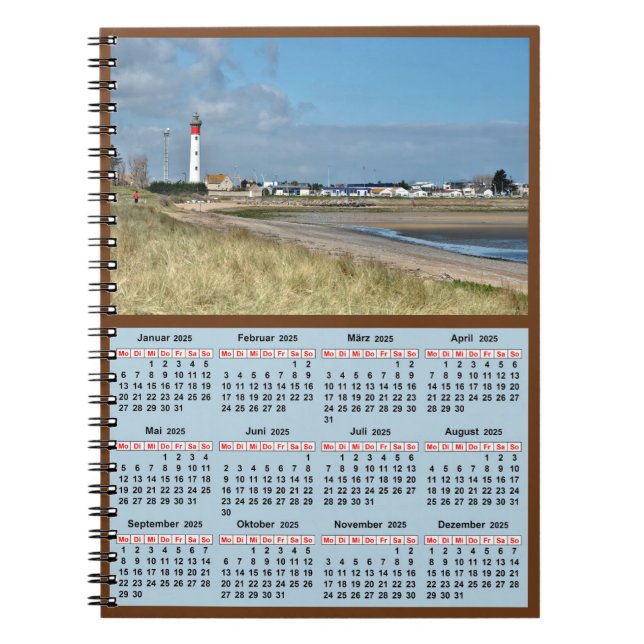 Cuaderno Portátil de fotos espirales (Frente)