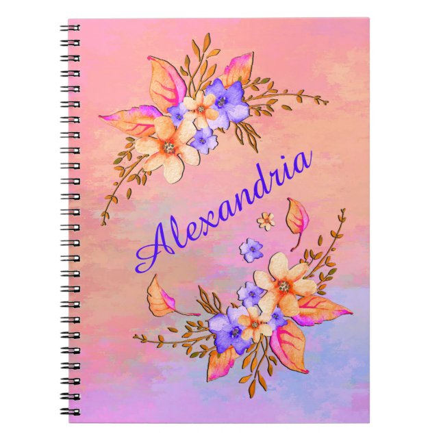 Cuaderno Portátil de fotos espirales (Frente)