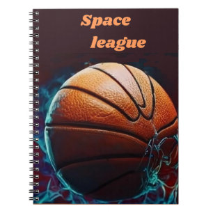 Cuaderno Portátil de fotos espirales к baloncesto -
