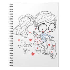 Cuaderno Portátil de fotos espirales (80 páginas B&W)