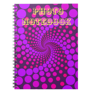 Cuaderno Portátil de fotos espirales con fantásticas fechas