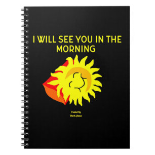 Cuaderno Portátil de fotos espirales de domingo de buena no